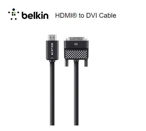 Belkin HDMI to DVI Cable AV10089BT06 - LX2001 - Homewares, Outdoor, Phone Accessories, Cases, Speakers, Headphones + More -
