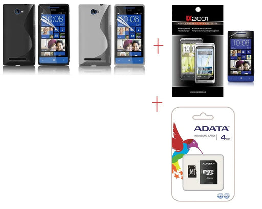 HTC Windows Phone 8S Case + 4GB MicroSD Card - LX2001 - Homewares, Outdoor, Phone Accessories, Cases, Speakers, Headphones + More -