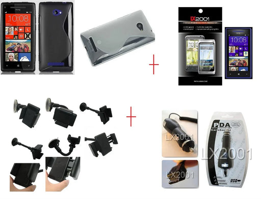 HTC 8X Case Car Kit Holder Charger - LX2001 - Homewares, Outdoor, Phone Accessories, Cases, Speakers, Headphones + More -