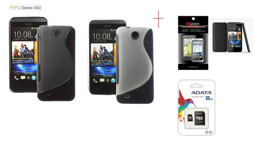 HTC Desire 300 Case + 8GB + Screen Protector - LX2001 - Homewares, Outdoor, Phone Accessories, Cases, Speakers, Headphones + More -