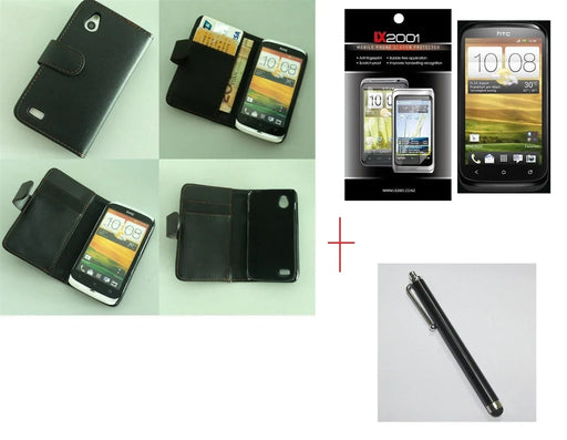 HTC Desire X Leather Case + SP + Stylus - LX2001 - Homewares, Outdoor, Phone Accessories, Cases, Speakers, Headphones + More -