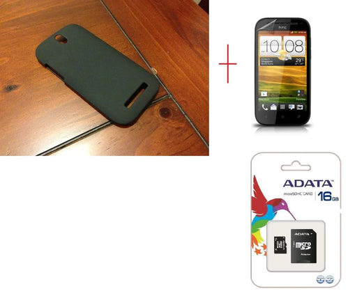 HTC One SV Hard Rubber Case 16GB MicroSD Card SP - LX2001 - Homewares, Outdoor, Phone Accessories, Cases, Speakers, Headphones + More -