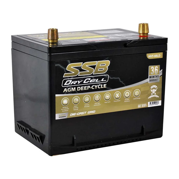 Automotive Battery Agm Deep Cycle 12V 12Ah 600Cca By Ssb Ultra High Performance - LX2001 - Homewares, Outdoor, Phone Accessories, Cases, Speakers, Headphones + More -