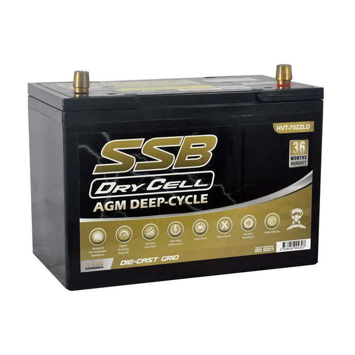 Automotive Battery Agm Deep Cycle 12V 12Ah 780Cca By Ssb Ultra High Performance - LX2001 - Homewares, Outdoor, Phone Accessories, Cases, Speakers, Headphones + More -