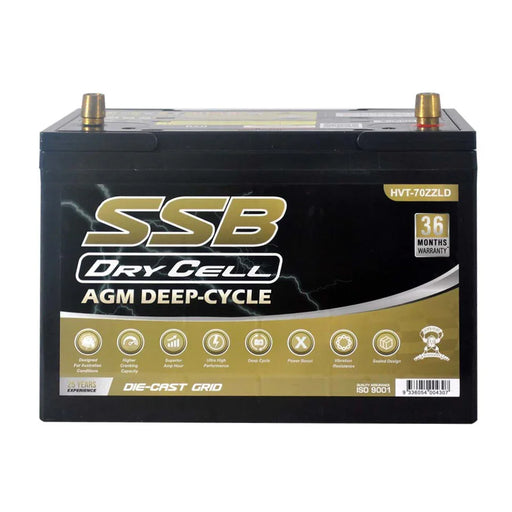 Automotive Battery Agm Deep Cycle 12V 12Ah 780Cca By Ssb Ultra High Performance - LX2001 - Homewares, Outdoor, Phone Accessories, Cases, Speakers, Headphones + More -