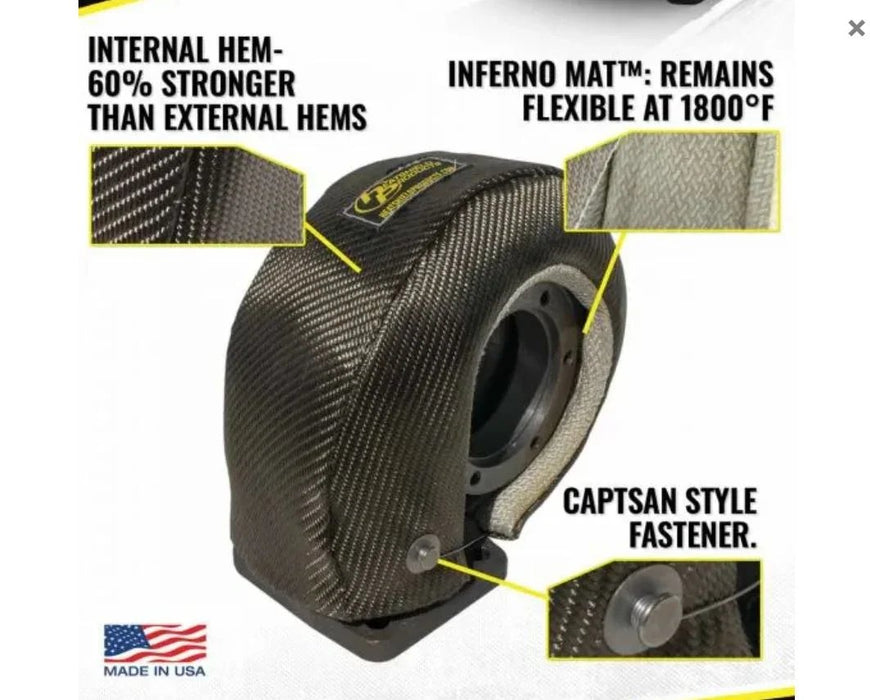 Heatshield Products Turbocharger T3 Lava Turbo Shield 300073 - LX2001 - Homewares, Outdoor, Phone Accessories, Cases, Speakers, Headphones + More -