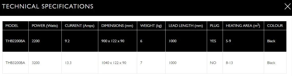 Heatstrip Heat Strip Intense with remote & App Outdoor Outside Heater 3200W - LX2001 - Homewares, Outdoor, Phone Accessories, Cases, Speakers, Headphones + More -