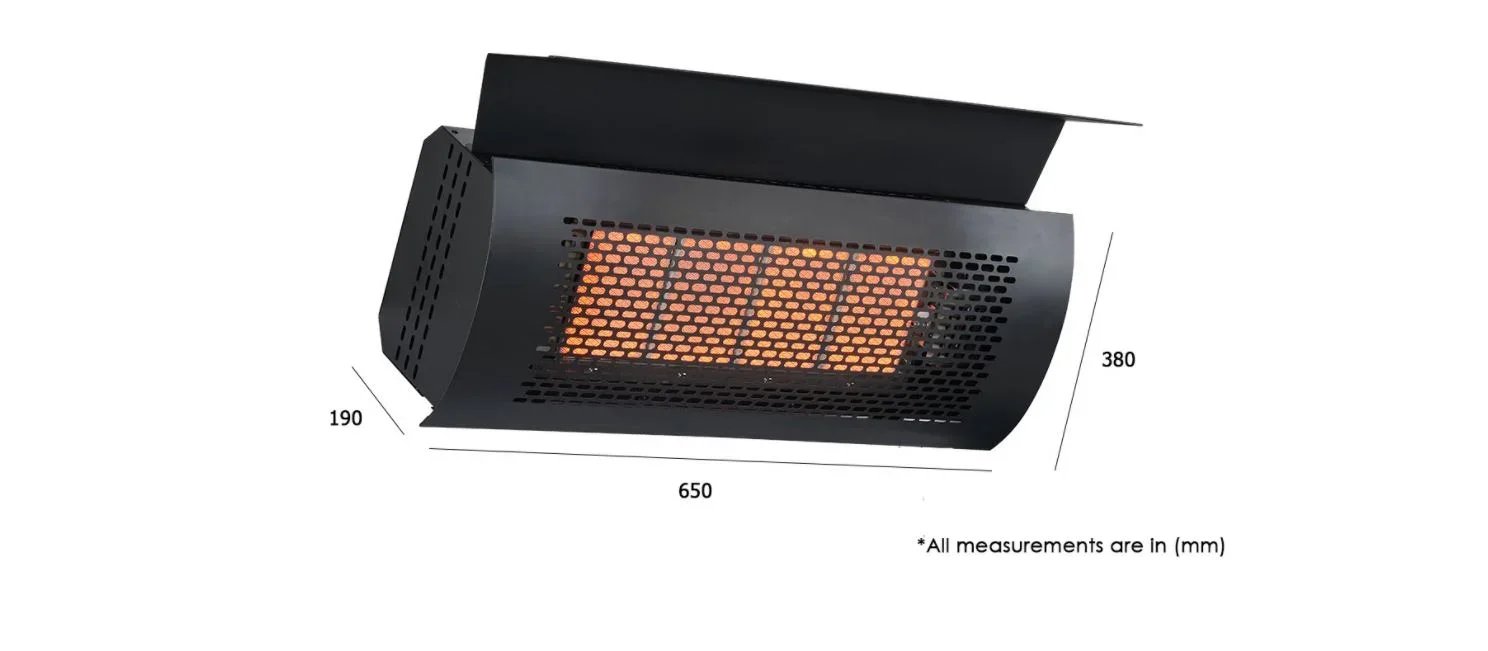 Heatstrip Heat Strip Outdoor Heater Wall Mounted LPG Outside Heater TGH34WL-2 - LX2001 - Homewares, Outdoor, Phone Accessories, Cases, Speakers, Headphones + More -