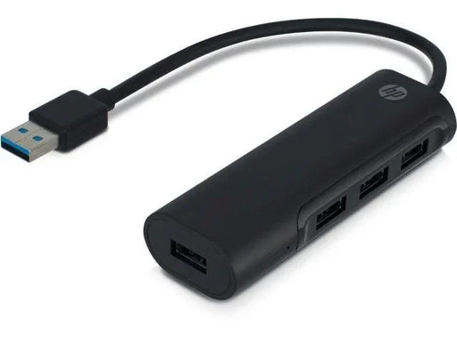 Hewlett Packard USB-A to USB-A 4 Port Hub - Black HP-020 192018097735 - LX2001 - Homewares, Outdoor, Phone Accessories, Cases, Speakers, Headphones + More -