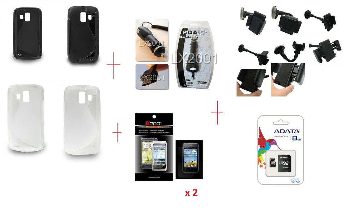 Huawei Ascend Y200 Case SP Car Charger Kit