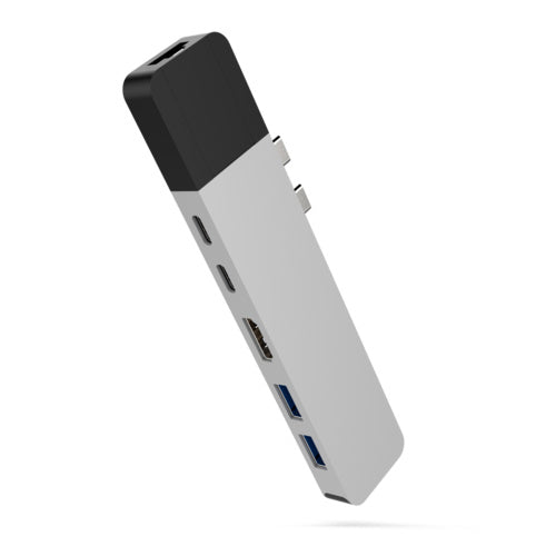 HyperDrive MacBook Pro NET Hub USB-C - Silver 6941921145132