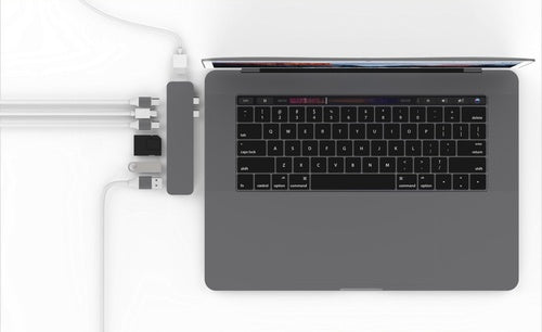 HyperDrive MacBook Pro PRO Hub USB-C - Silver 6941921144951