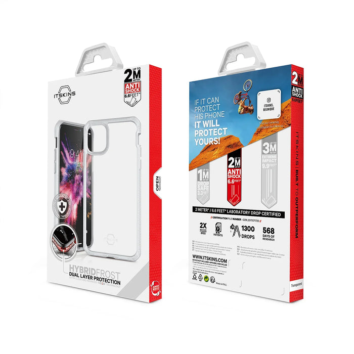 ITSKINS Apple iPhone 11 Pro Max HYBRID MKII Case - Transparent APXM-HYBMK-TRSP - LX2001 - Homewares, Outdoor, Phone Accessories, Cases, Speakers, Headphones + More -