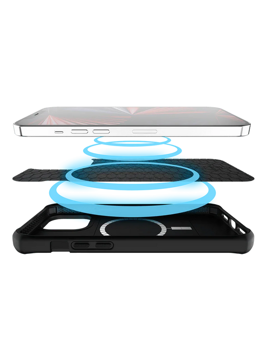 ITSKINS Apple iPhone 13 Pro Max 6.7" Hybrid Mag Ballistic Case - Black AP2M-HMABA-BLCK - LX2001 - Homewares, Outdoor, Phone Accessories, Cases, Speakers, Headphones + More -