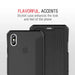 ITSKINS Apple iPhone XS Max 6.5" SPECTRUM FOLIO Wallet Case - Black APXP-SPCFL-BLCK 4894465308100 - LX2001 - Homewares, Outdoor, Phone Accessories, Cases, Speakers, Headphones + More -