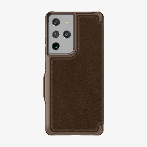 ITSKINS Samsung Galaxy S21 Ultra 6.8" Hybrid Folio Leather Wallet Case - Brown SGU3-HYBRF-BRN 4894465580056 - LX2001 - Homewares, Outdoor, Phone Accessories, Cases, Speakers, Headphones + More -