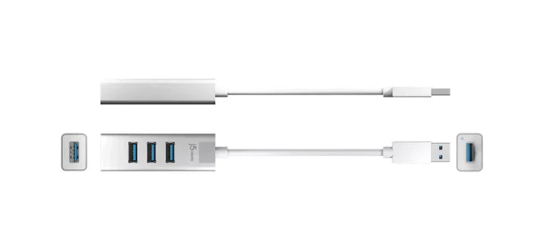 J5create Aluminum 4 x USB PORT USB-A Hub - LX2001 - Homewares, Outdoor, Phone Accessories, Cases, Speakers, Headphones + More -