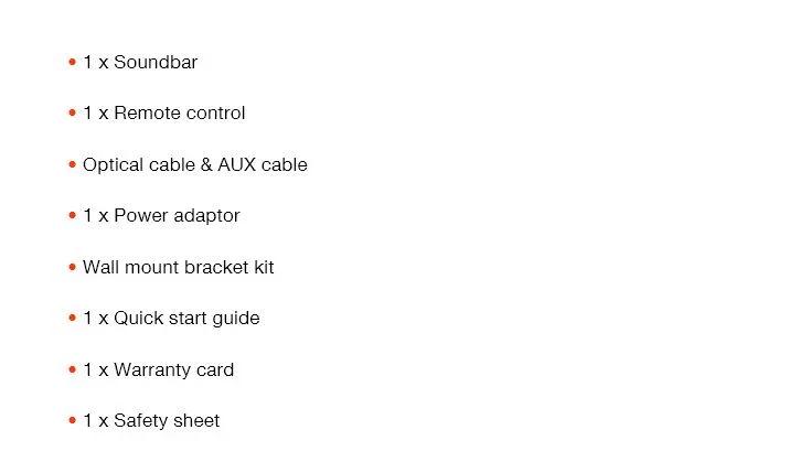 JBL Bar Studio 2 / 2.0 Channel Soundbar with Bluetooth JBLBARSBLKAS 050036338974 - LX2001 - Homewares, Outdoor, Phone Accessories, Cases, Speakers, Headphones + More -