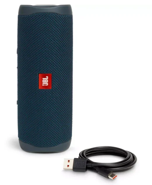 JBL Flip 5 Bluetooth Wireless Speaker - Blue JBLFLIP5BLU - LX2001 - Homewares, Outdoor, Phone Accessories, Cases, Speakers, Headphones + More -