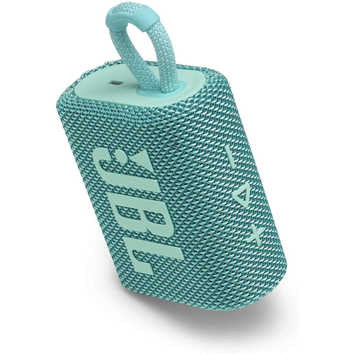JBL GO 3 Portable Waterproof Bluetooth Speaker - Teal JBLGO3TEAL - LX2001 - Homewares, Outdoor, Phone Accessories, Cases, Speakers, Headphones + More -