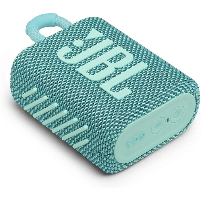 JBL GO 3 Portable Waterproof Bluetooth Speaker - Teal JBLGO3TEAL - LX2001 - Homewares, Outdoor, Phone Accessories, Cases, Speakers, Headphones + More -
