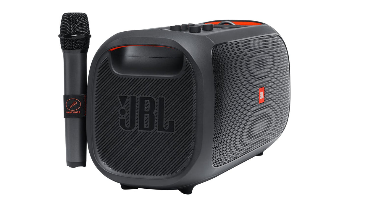 JBL PartyBox On-The-Go Portable Bluetooth Speaker with Wireless Mic JBLPARTYBOXGOBAS2