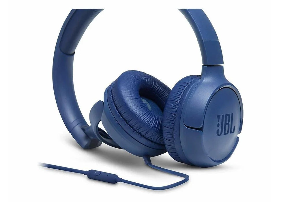 JBL Tune 500 Headphones - Blue JBLT500BLU 6925281939945 - LX2001 - Homewares, Outdoor, Phone Accessories, Cases, Speakers, Headphones + More -