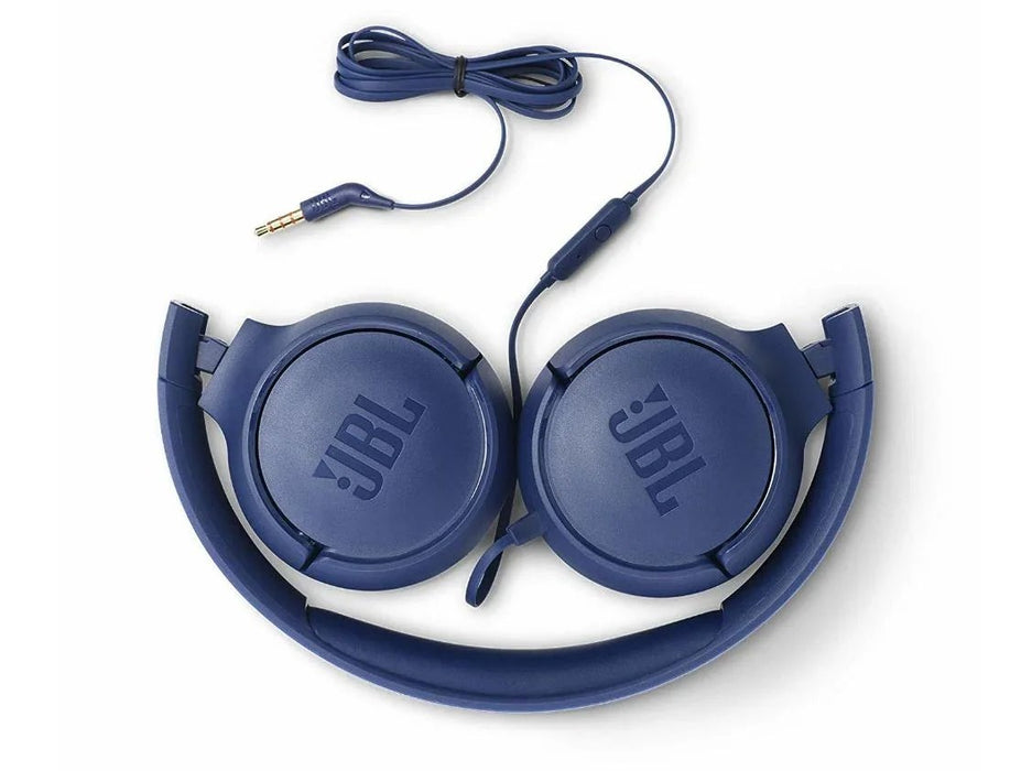 JBL Tune 500 Headphones - Blue JBLT500BLU 6925281939945 - LX2001 - Homewares, Outdoor, Phone Accessories, Cases, Speakers, Headphones + More -