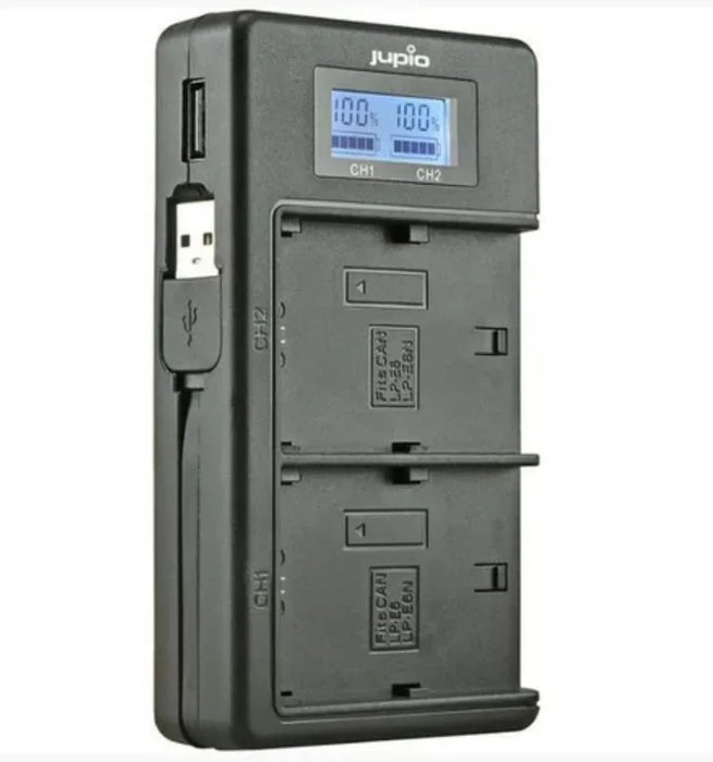 Jupio USB dedicated duo charger with lcd for CANON LP-E6 / LP-E6N BATTERIES - LX2001 - Homewares, Outdoor, Phone Accessories, Cases, Speakers, Headphones + More -