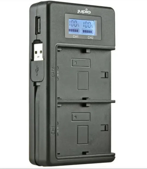 Jupio USB dedicated duo charger with lcd for FUJI NP-W126S BATTERIES - LX2001 - Homewares, Outdoor, Phone Accessories, Cases, Speakers, Headphones + More -