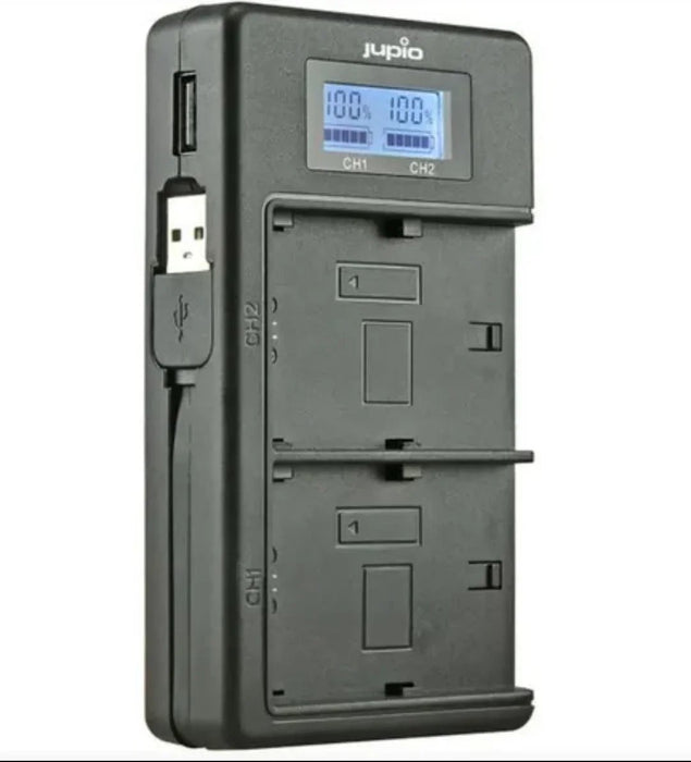 Jupio USB dedicated duo charger with lcd for NIKON EN-EL14A BATTERIES - LX2001 - Homewares, Outdoor, Phone Accessories, Cases, Speakers, Headphones + More -