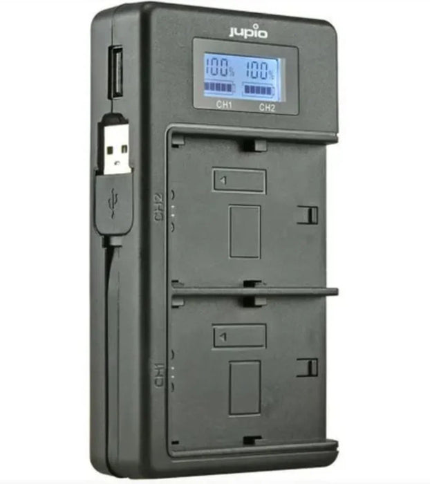 Jupio USB dedicated duo charger with lcd for NIKON EN-EL15A BATTERIES - LX2001 - Homewares, Outdoor, Phone Accessories, Cases, Speakers, Headphones + More -