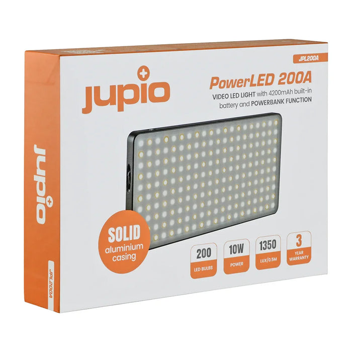 Jupio Powerled 200A Led Light / Powerbank With Built-In Battery 4200Mah - LX2001 - Homewares, Outdoor, Phone Accessories, Cases, Speakers, Headphones + More -