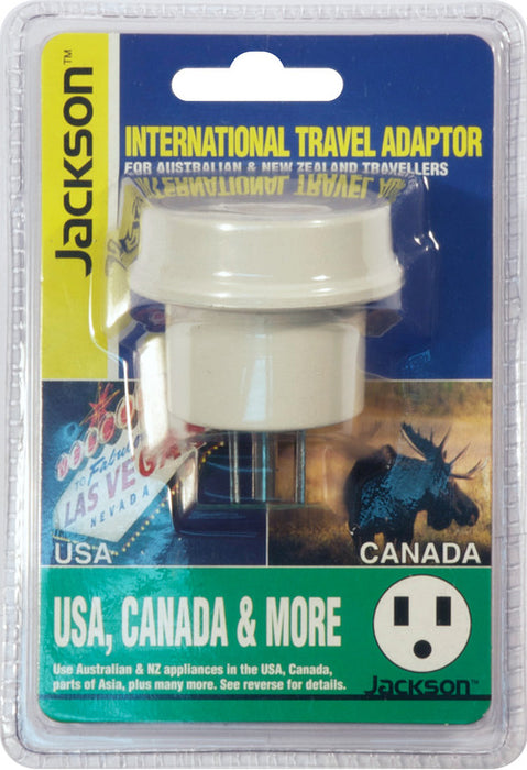Jackson USA Canada Travel Adapter PTA8809 9318054188096