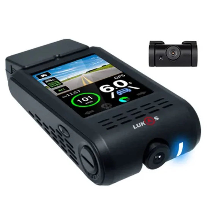 QVIA LUKAS DASHCAM Dash Cam 2CH 1440+1080 LCD+WIFI+GPS - LX2001 - Homewares, Outdoor, Phone Accessories, Cases, Speakers, Headphones + More -