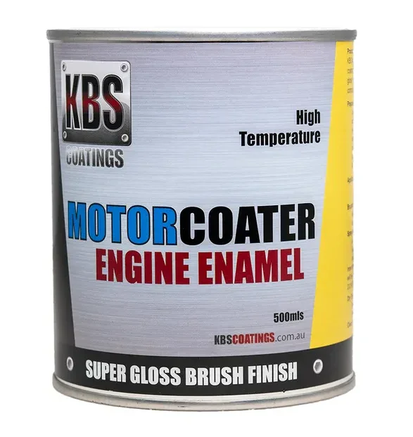 KBS Engine Enamel Motorcoater Fire Red 500ML 69309 - LX2001 - Homewares, Outdoor, Phone Accessories, Cases, Speakers, Headphones + More -