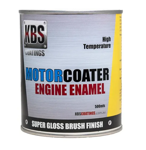 KBS Engine Enamel Motorcoater Daytona Yellow 500ML 69311 - LX2001 - Homewares, Outdoor, Phone Accessories, Cases, Speakers, Headphones + More -
