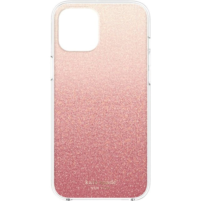 KSNY Apple iPhone 12 / iPhone 12 Pro 6.1" Hardshell Case - Glitter Ombre Sunset Pink