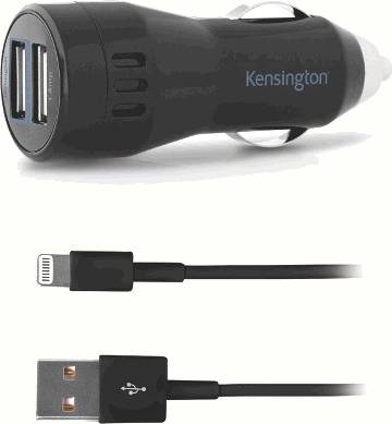 Kensington PowerBolt Dual USB Auto Adapter