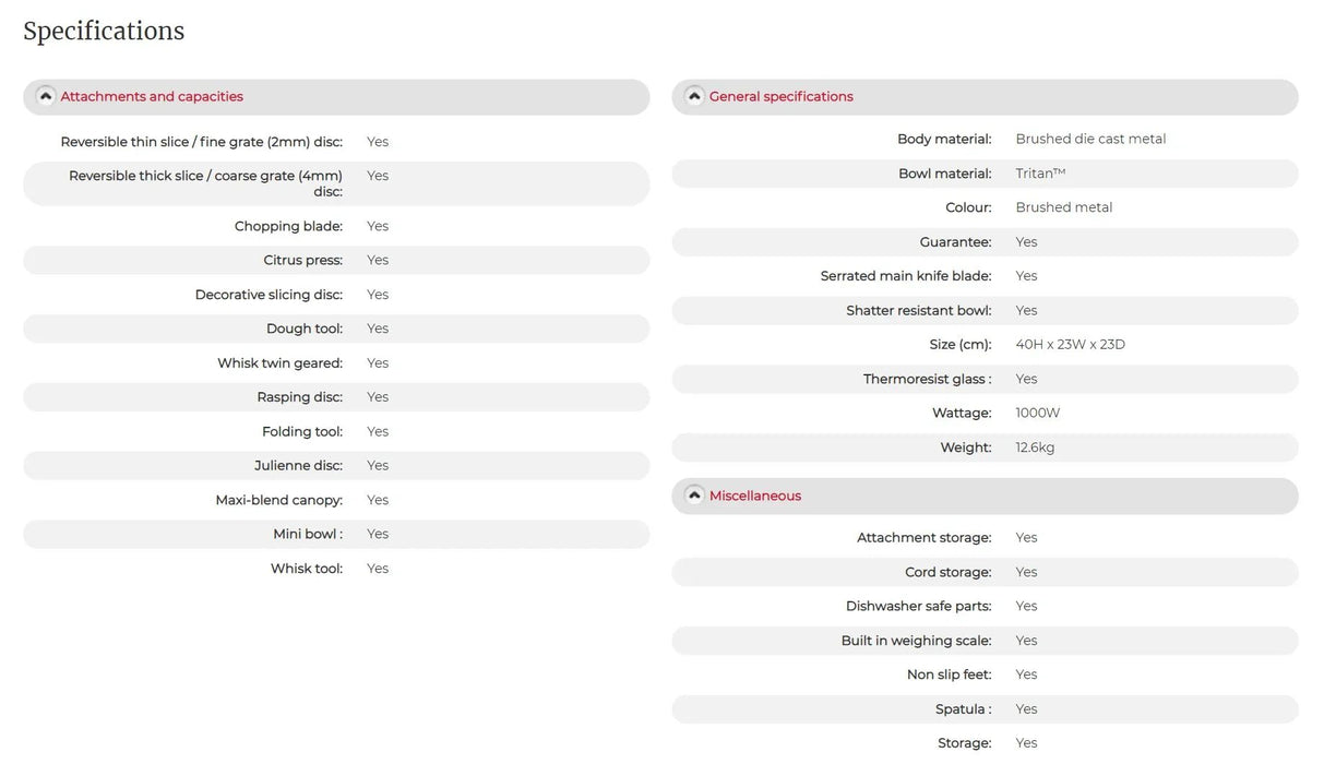 Kenwood Multipro Sense Food Processor Silver FPM810 5011423171524 - LX2001 - Homewares, Outdoor, Phone Accessories, Cases, Speakers, Headphones + More -
