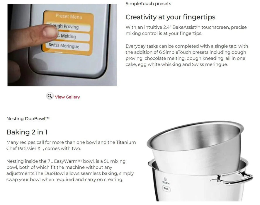 Kenwood Titanium Chef Patissier Stand Mixer XL KWL90004SI 5011423001807 - LX2001 - Homewares, Outdoor, Phone Accessories, Cases, Speakers, Headphones + More -