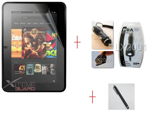 Kindle fire hd 7" Screen Protector Charger Stylus - LX2001 - Homewares, Outdoor, Phone Accessories, Cases, Speakers, Headphones + More -