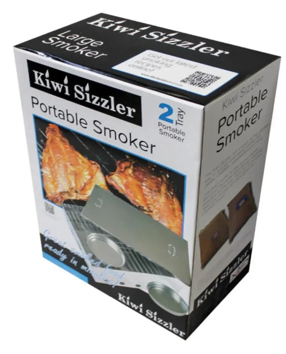 Kiwi Sizzler Large Stainless Steel Smoker - LX2001 - Homewares, Outdoor, Phone Accessories, Cases, Speakers, Headphones + More -