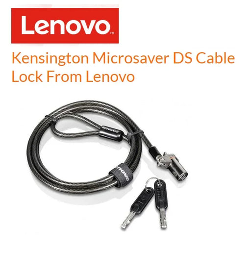 Lenovo Kensington Microsaver DS Cable Lock 0B47388 - LX2001 - Homewares, Outdoor, Phone Accessories, Cases, Speakers, Headphones + More -