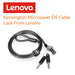 LENOVO KENSINGTON MICROSAVER DS CABLE LOCK FROM LENOVO 0B47388 1