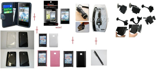 LG Optimus L3 E400 Mega Combo - LX2001 - Homewares, Outdoor, Phone Accessories, Cases, Speakers, Headphones + More -