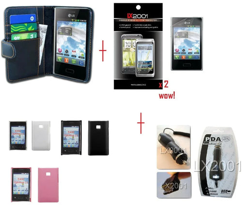LG Optimus L3 E400 Case Charger Combo - LX2001 - Homewares, Outdoor, Phone Accessories, Cases, Speakers, Headphones + More -