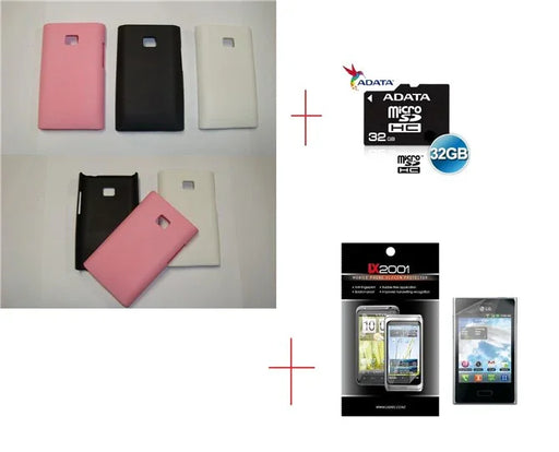 LG Optimus L3 E400 Hard Case 32GB Card - LX2001 - Homewares, Outdoor, Phone Accessories, Cases, Speakers, Headphones + More -