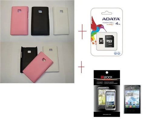 LG Optimus L3 E400 Hard Case 4GB Card - LX2001 - Homewares, Outdoor, Phone Accessories, Cases, Speakers, Headphones + More -