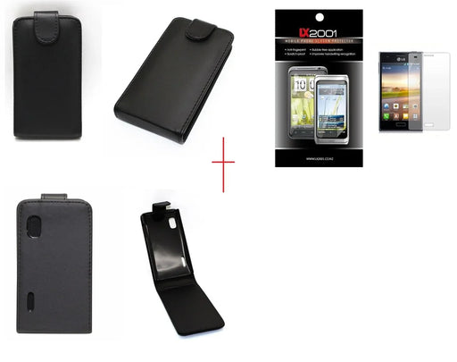 LG Optimus L5 E610 Leather Case + Screen Protector - LX2001 - Homewares, Outdoor, Phone Accessories, Cases, Speakers, Headphones + More -
